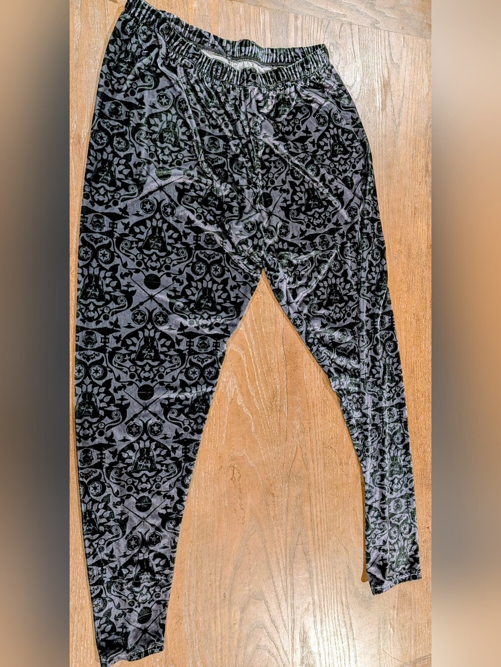 Velour Star Wars Leggings- Darkside
